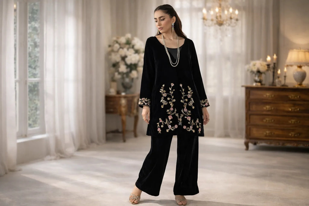 Velvet Rose Dresses | Elegant Velvet Rose Dress for Women | Shop Now