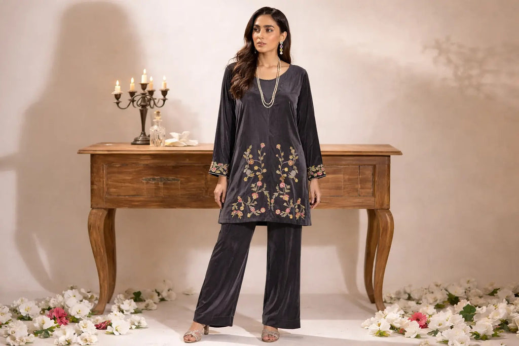 Stylish and Warm Winter Dresses for Girl in Pakistan