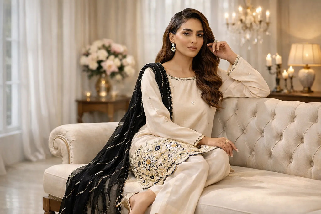Women's Luxury Nisa Pret | Stunning Stonework Formal Outfits