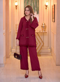 Cherry Red Fringe Set