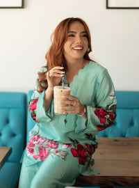 Mint Blossom Co-ord Set