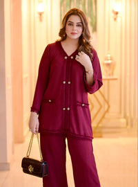 Cherry Red Fringe Set