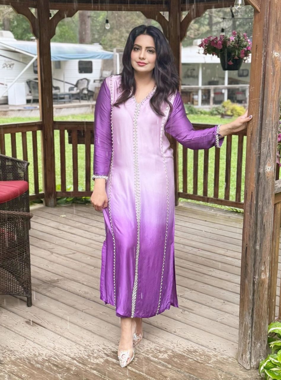 Lilac Ombré Stonework