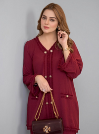 Cherry Red Fringe Set