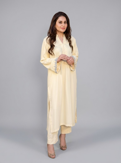 Embellished Butter Yellow