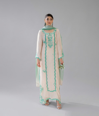 Ivory Teal Whisper