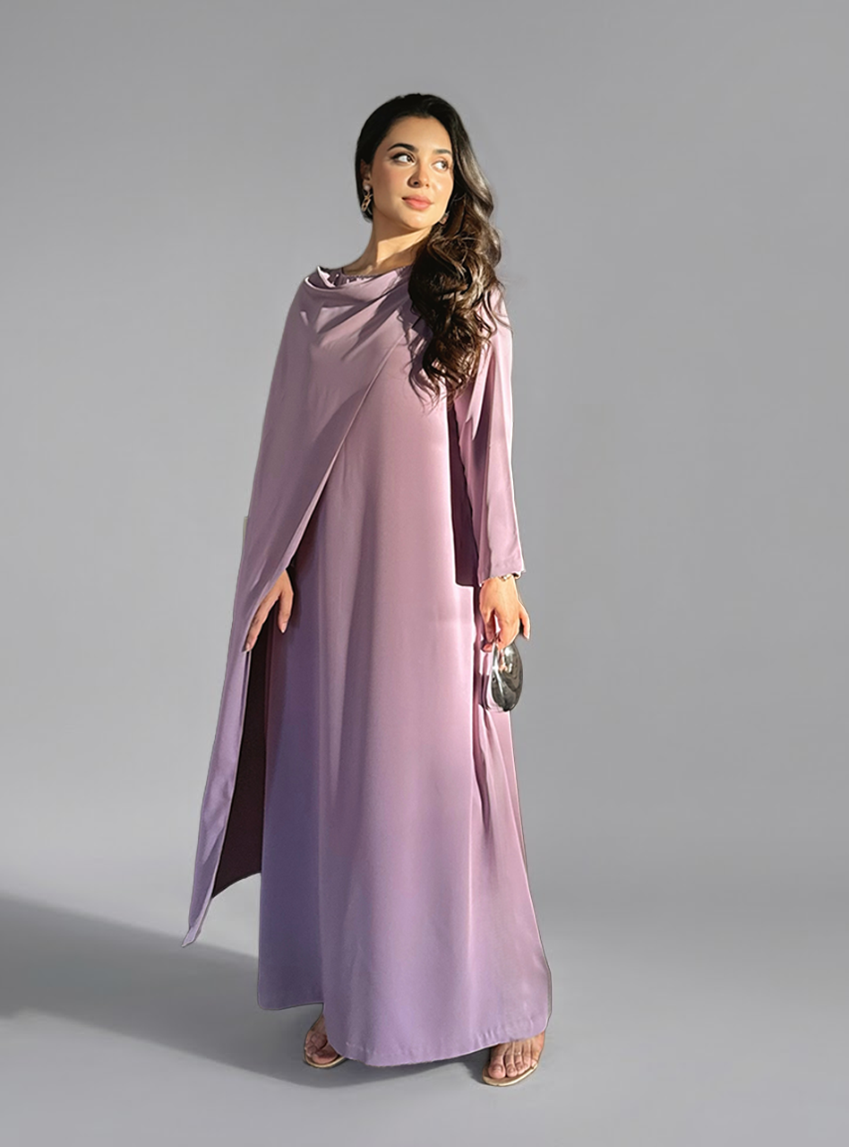 Lilac Drape Dress
