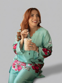 Mint Blossom Co-ord Set