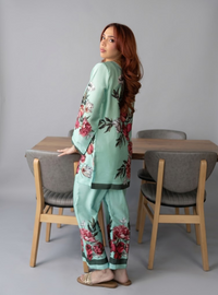 Mint Blossom Co-ord Set