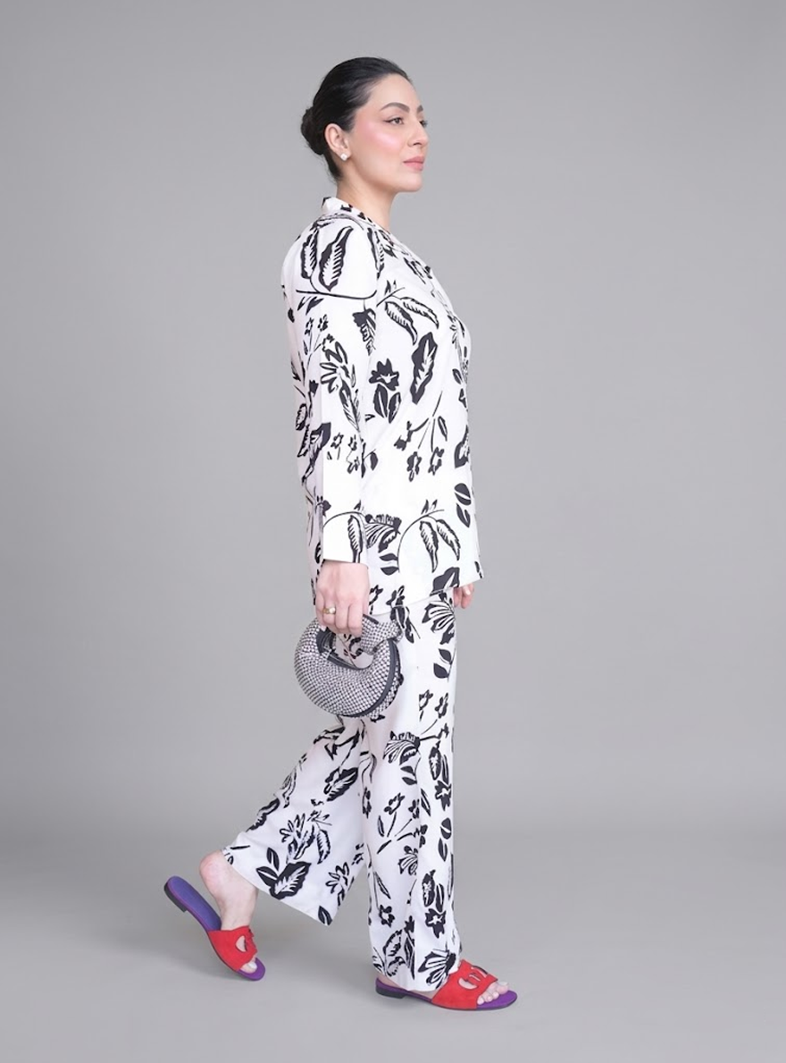Printed White Set