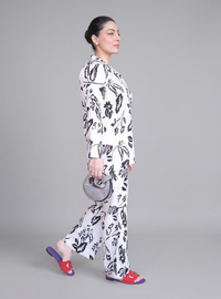 Printed White Set