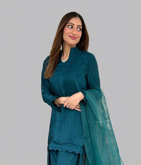 Teal Farshi Set