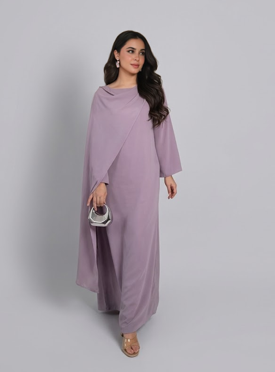 Lilac Drape Dress