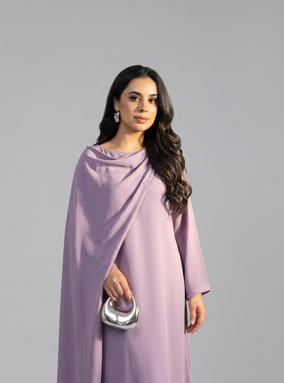 Lilac Drape Dress