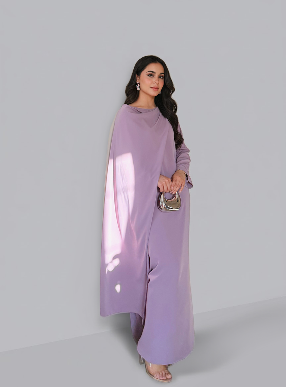 Lilac Drape Dress